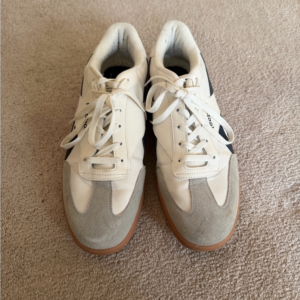 Reebok Men's White and Gray Sneakers